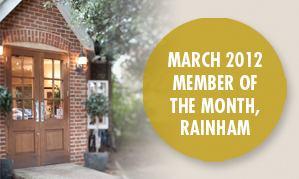 Rainham member of the month