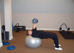 Chest Press on the Ball