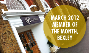 Reynolds Fitness Spa, Bexley’s Member of the Month – March 2012