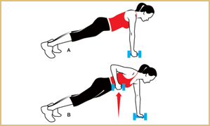 Exercise of the Month – Push Up Row